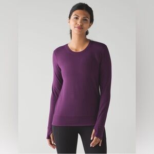 Lululemon Rush Hour Long Sleeve
Darkest Magenta- size 6